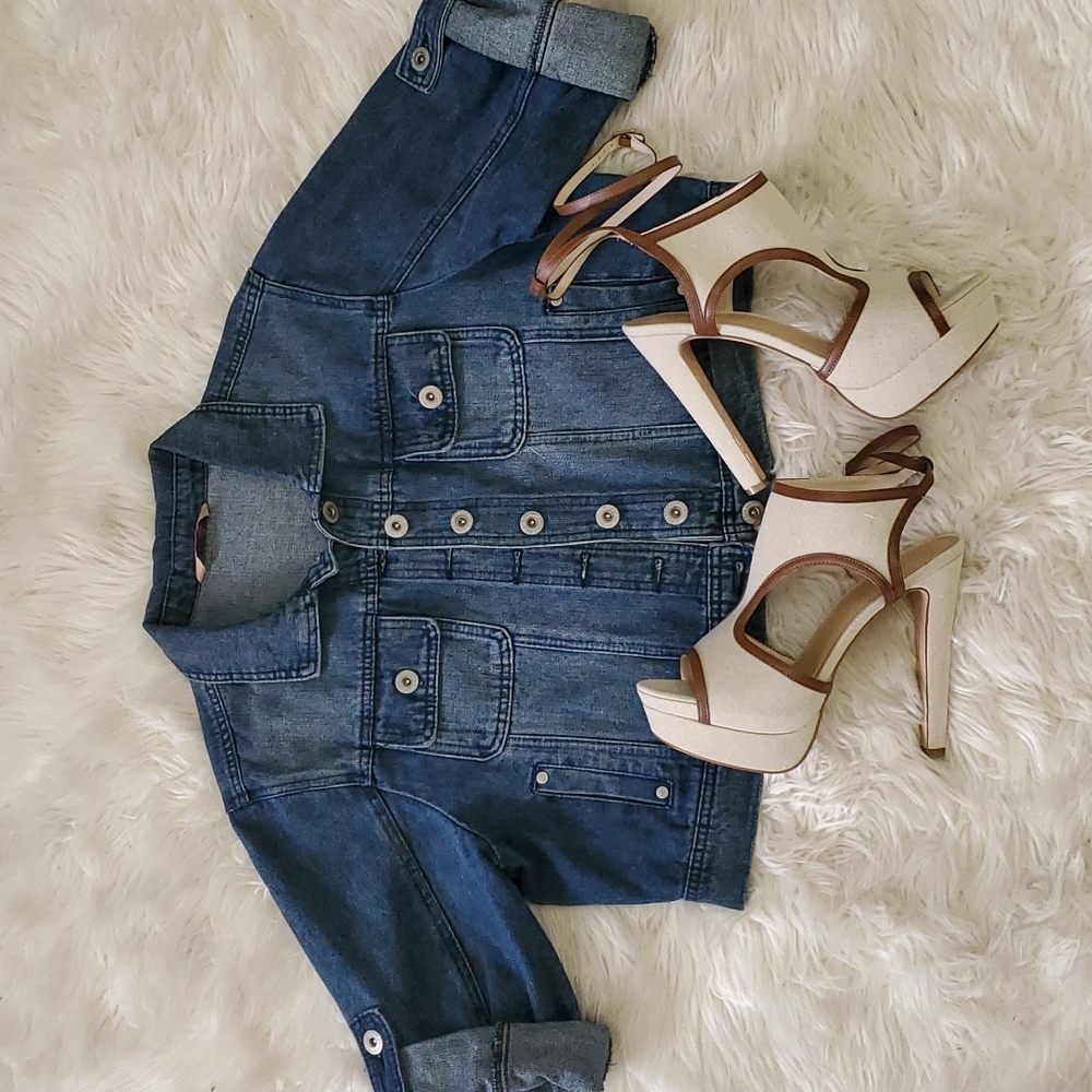 Cropped Denim Jacket